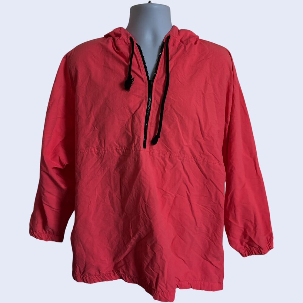 Honors Sport LARGE Sporty Anorak Pink Relaxed